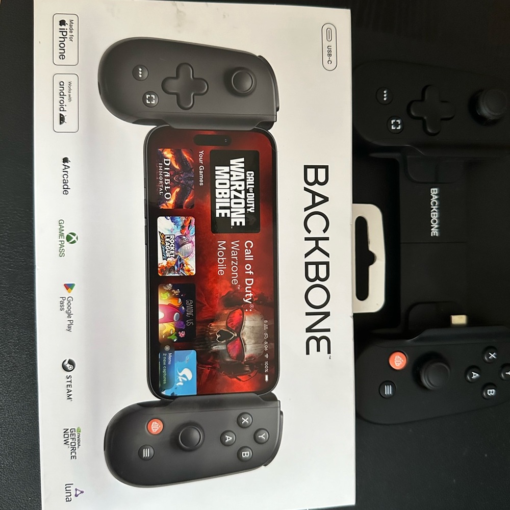 Backbone portable phone controller